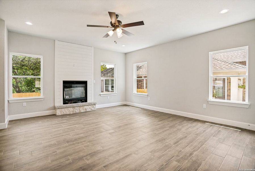 Spacious, unfurnished interior of a new home in , San Antonio (Image 15). Spacious, unfurnished interior of a new home in , San Antonio (Image 15).