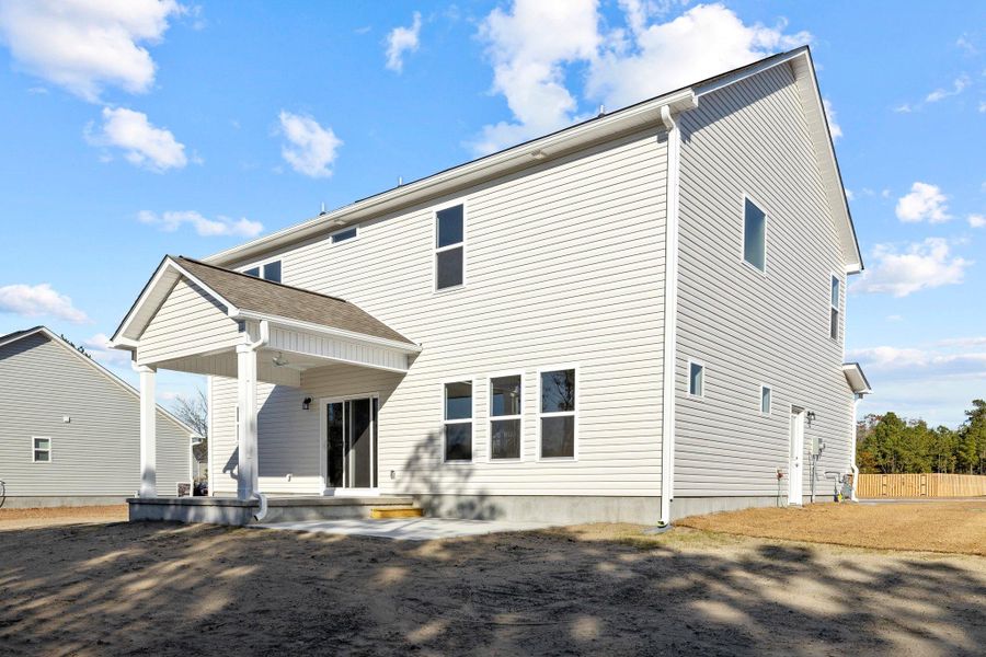 Representative exterior details of a home built from the Jacob A by JC Jackson Homes,LLC in Heritage Pointe, Newport (Image 3).