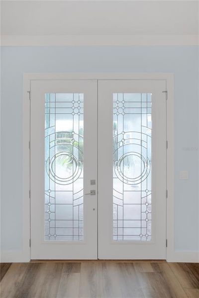 Beautiful custom entry doors