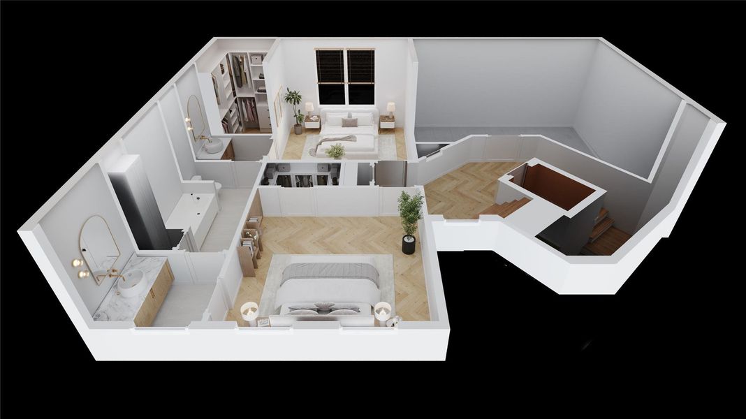 2D floor plan layout of this home in , Houston, TX (Image 16).