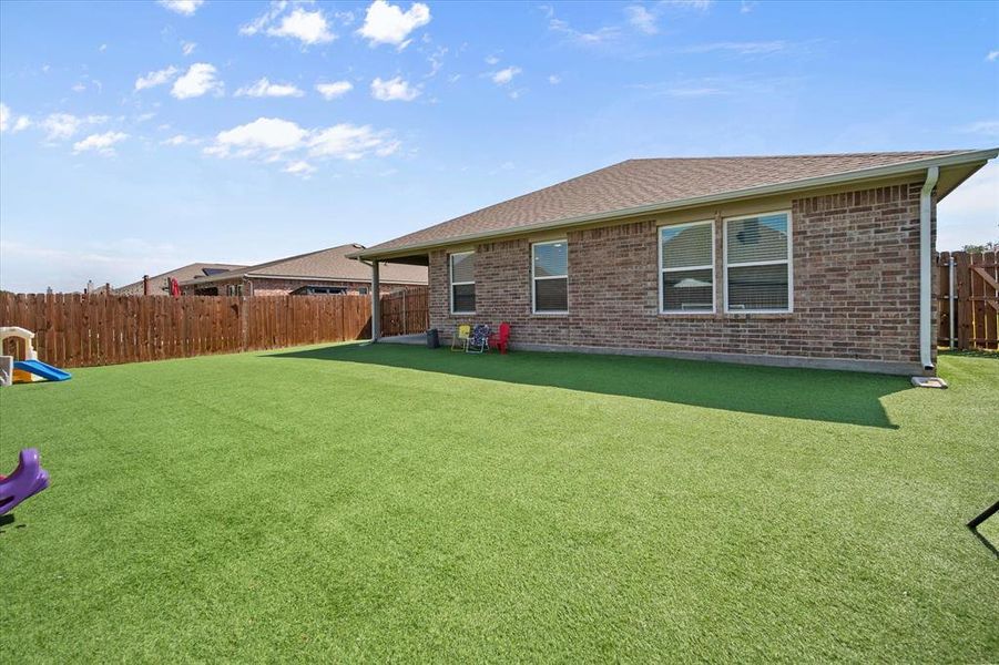Exterior details and patio area of a home in , Springtown (Image 3). Exterior details and patio area of a home in , Springtown (Image 3).