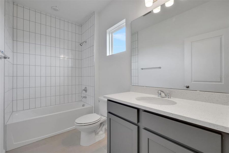 Furnished interior view inside a new home in Crossroads at Kelly Park, Apopka (Image 14). Furnished interior view inside a new home in Crossroads at Kelly Park, Apopka (Image 14).