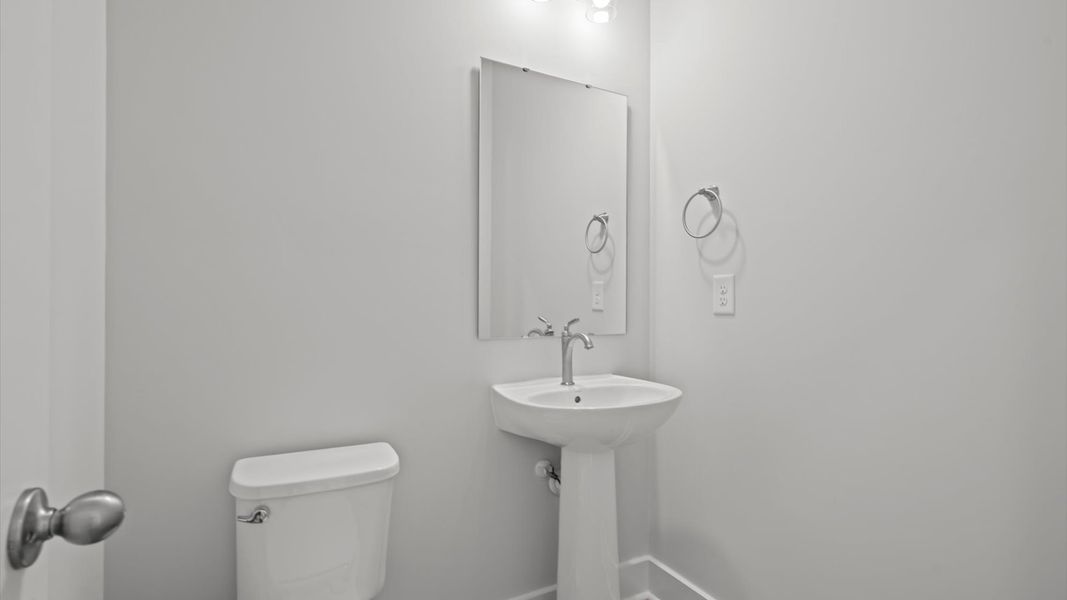 Furnished interior view inside a new home in Creeks at Midway, Anderson (Image 7).