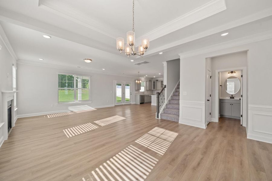 Spacious, unfurnished interior of a new home in Chandler Ridge, McLeansville (Image 16). Spacious, unfurnished interior of a new home in Chandler Ridge, McLeansville (Image 16).