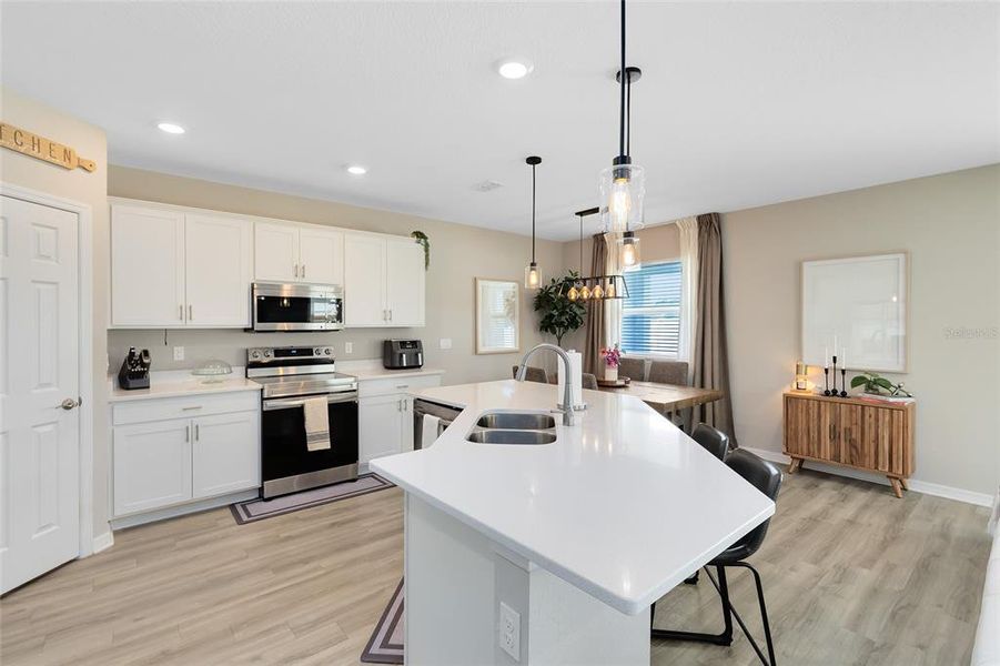 Furnished interior view inside a new home in Siena Reserve, St. Cloud (Image 8).