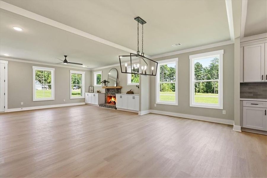 Spacious, unfurnished interior of a new home in , Monroe (Image 52).
