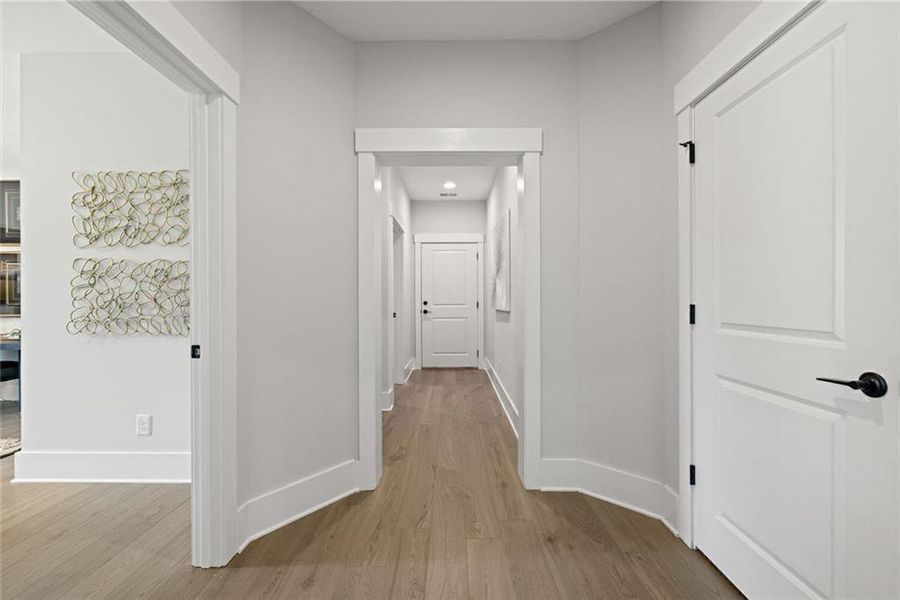 Spacious, unfurnished interior of a new home in Soleil Belmont Park, Canton (Image 24).