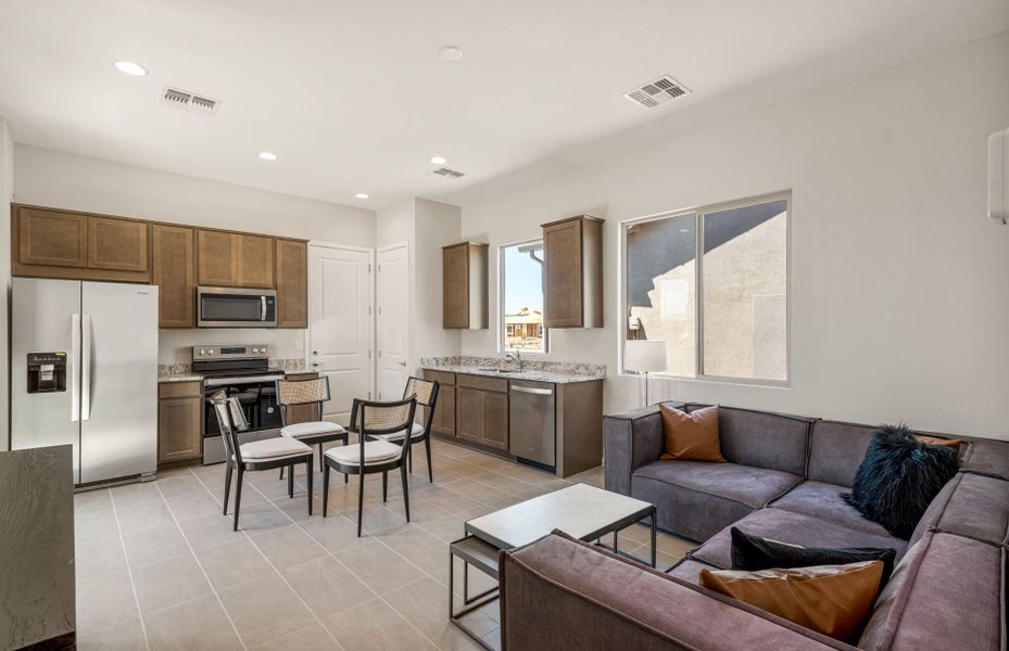Representative furnished interior of a home built from the Livorno by Pulte Homes in Blossom Rock, Apache Junction (Image 23).