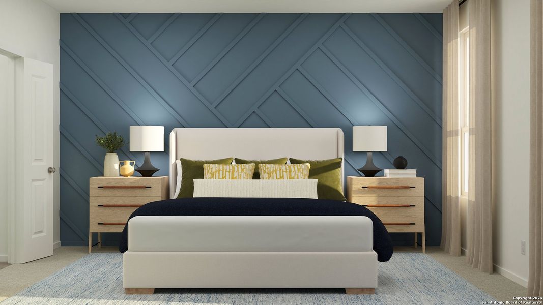 Furnished interior view inside a new home in Brookmill, San Antonio (Image 14). Furnished interior view inside a new home in Brookmill, San Antonio (Image 14).