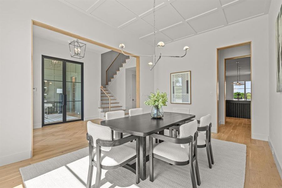 Furnished interior view inside a new home in , Fort Worth (Image 33). Furnished interior view inside a new home in , Fort Worth (Image 33).