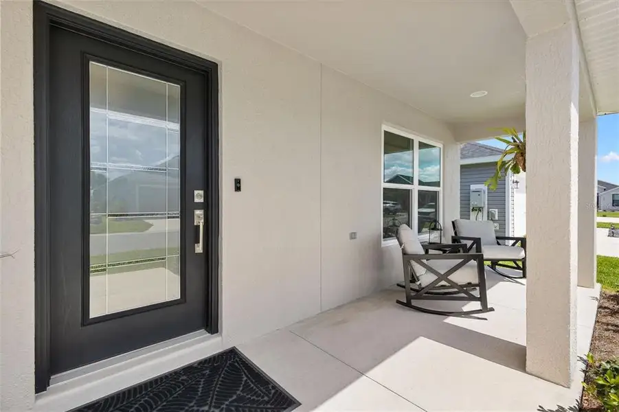 Exterior details and patio area of a home in , The Villages (Image 3). Exterior details and patio area of a home in , The Villages (Image 3).
