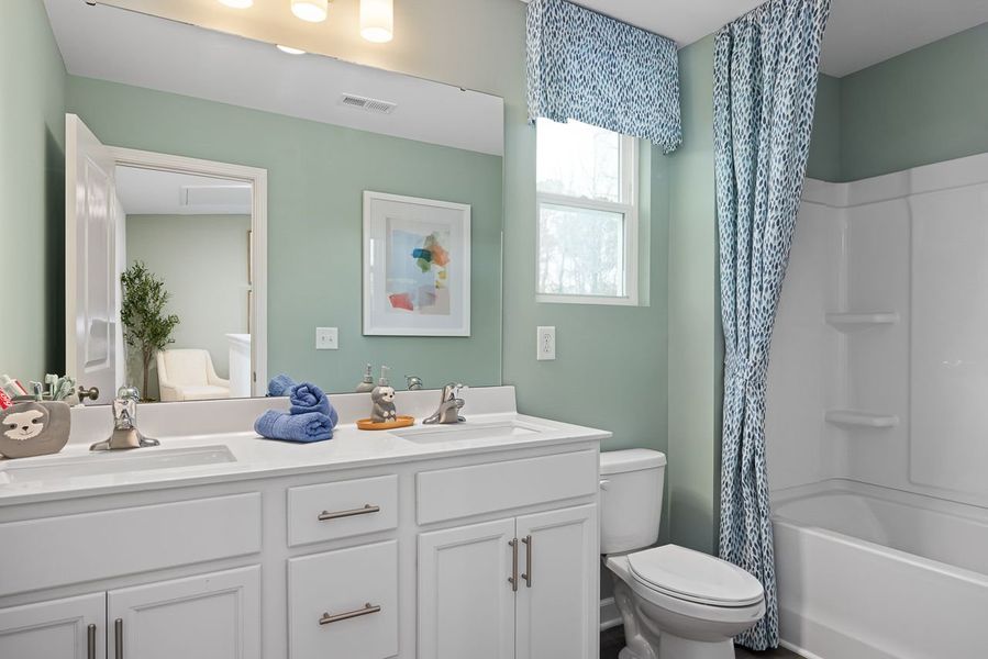 Representative furnished interior of a home built from the The Wake by Davidson Homes LLC in Gregory Village Townhomes, Lillington (Image 23).
