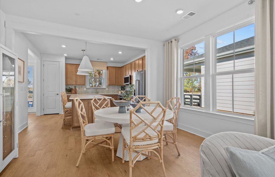 Representative furnished interior of a home built from the Compass by Del Webb in Del Webb Greenville, Greenville (Image 15).