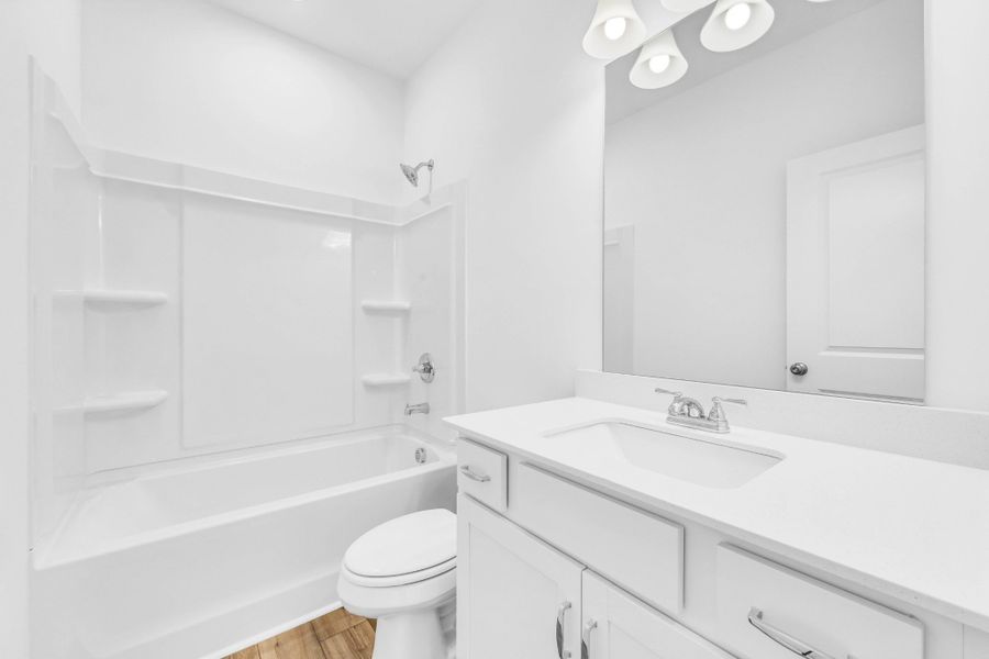 Furnished interior view inside a new home in The Oaks, Clarksville (Image 11). Furnished interior view inside a new home in The Oaks, Clarksville (Image 11).