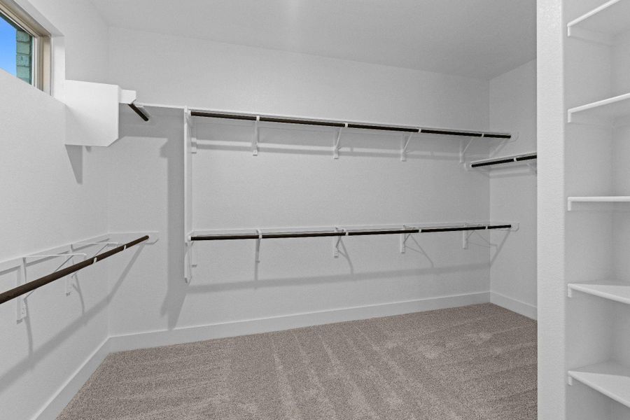Walk-in closet in Primary Bedroom