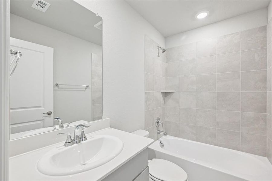 Photo is not of the actual home, but is an inspirational photo of builder’s model home and may depict options, furnishings, and/or decorator features that are not included.