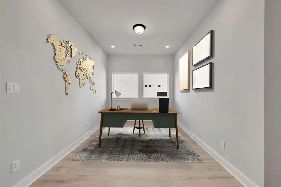 Furnished interior view inside a new home in Treeline, Justin (Image 8).