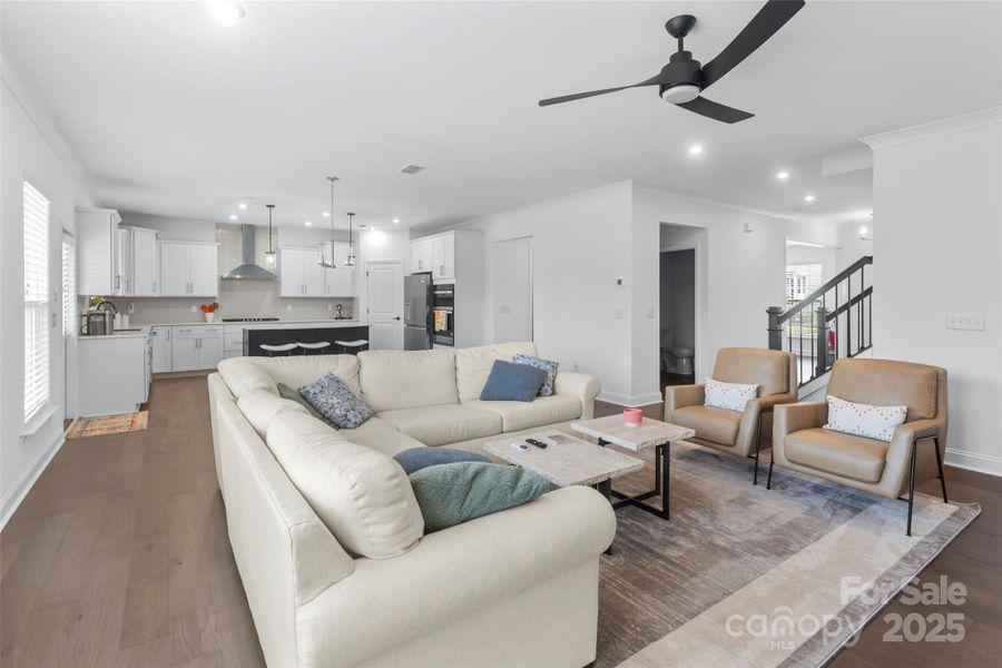 Furnished interior view inside a new home in , Charlotte (Image 27).