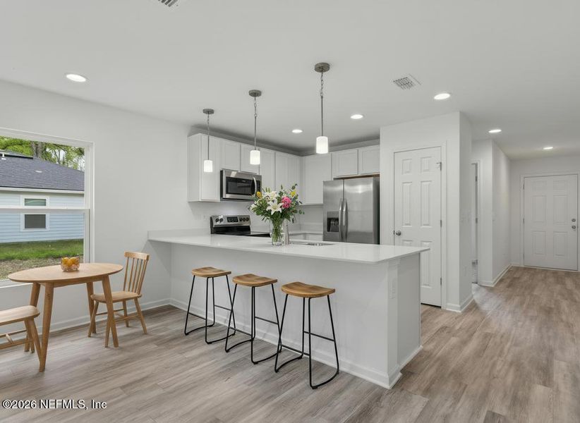 Furnished interior view inside a new home in , Jacksonville (Image 9).