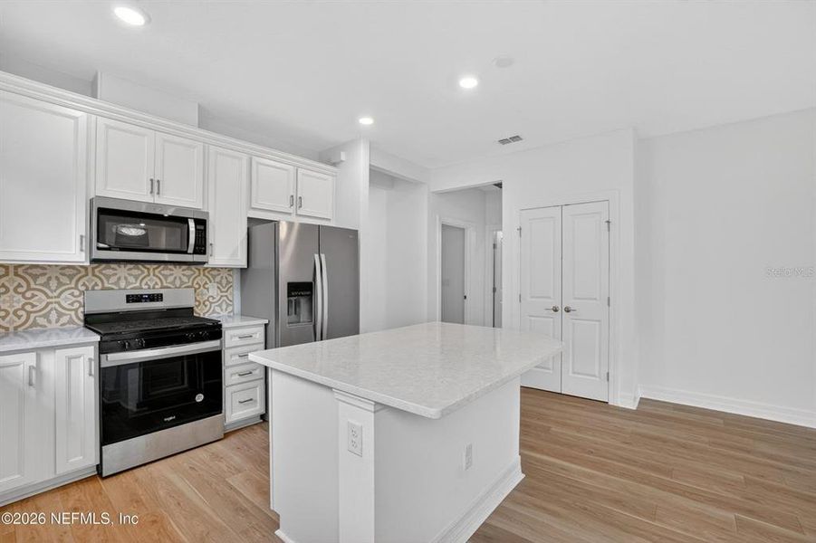 Furnished interior view inside a new home in Del Webb Wildlight, Wildlight (Image 12).