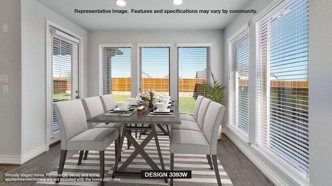 Dining space featuring wood finished floors and recessed lighting Dining space featuring wood finished floors and recessed lighting