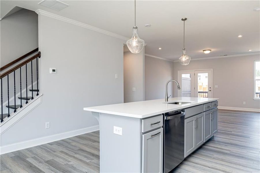 Furnished interior view inside a new home in , Lawrenceville (Image 5).