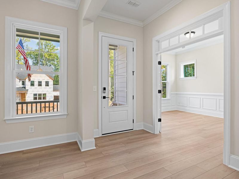 Spacious, unfurnished interior of a new home in Rockport, Wake Forest (Image 20).