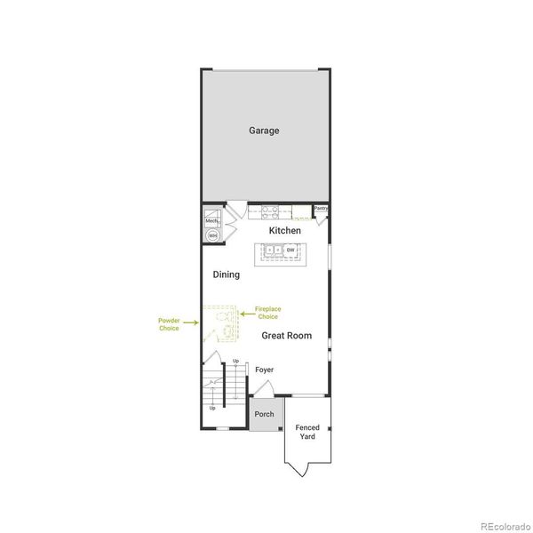 2D floor plan layout of this home in , Aurora, CO (Image 3).