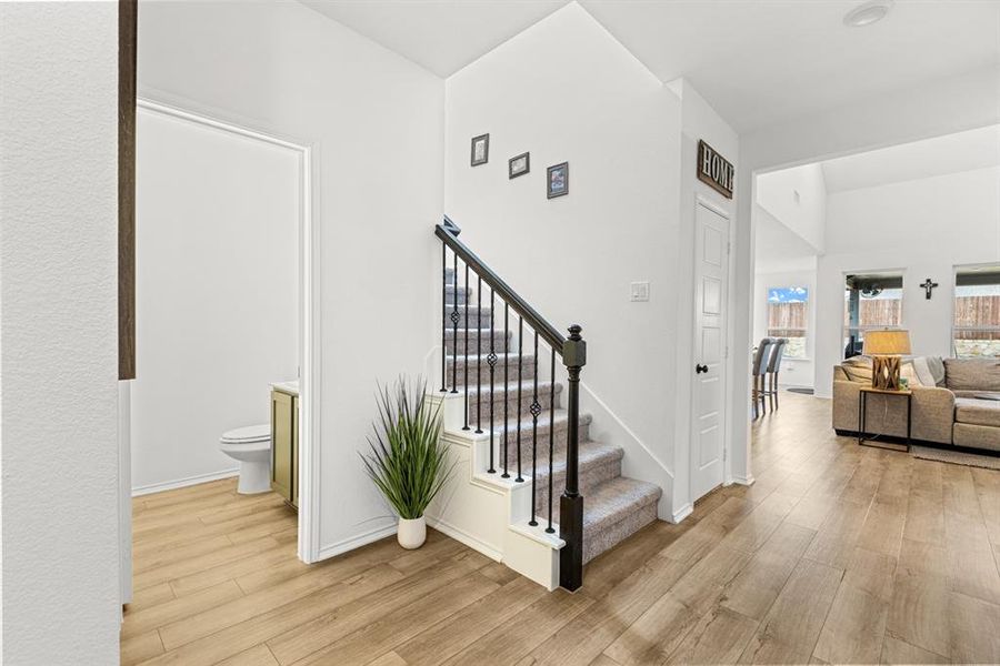 Furnished interior view inside a new home in Waterscape 50s Sales Phase 2, Royse City (Image 6).