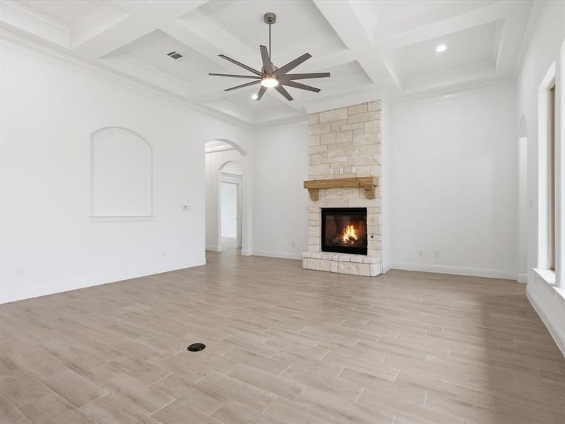 Spacious, unfurnished interior of a new home in , Godley (Image 24).