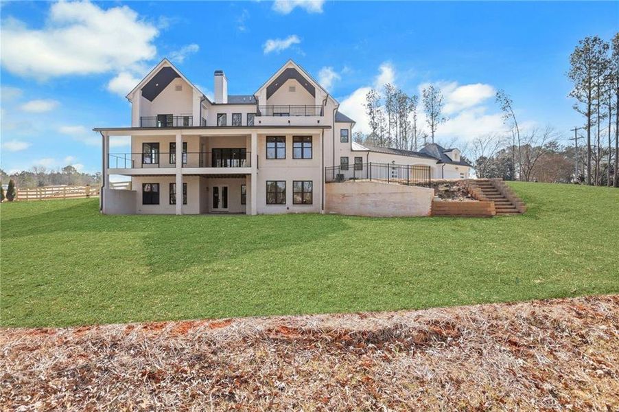 Exterior details and patio area of a home in , Milton (Image 34).