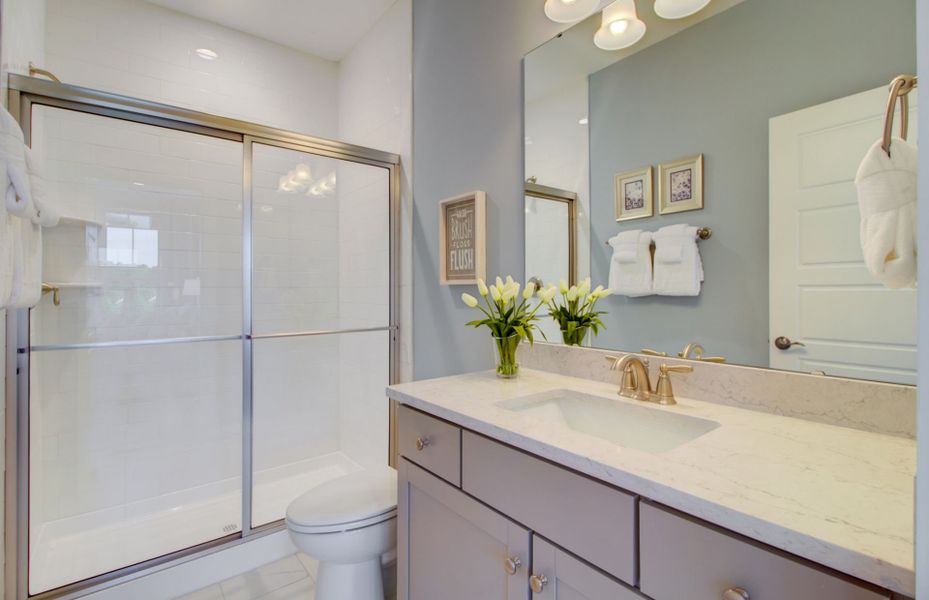 Representative furnished interior of a home built from the Poplar by Pulte Homes in Long Savanna, Charleston (Image 8).
