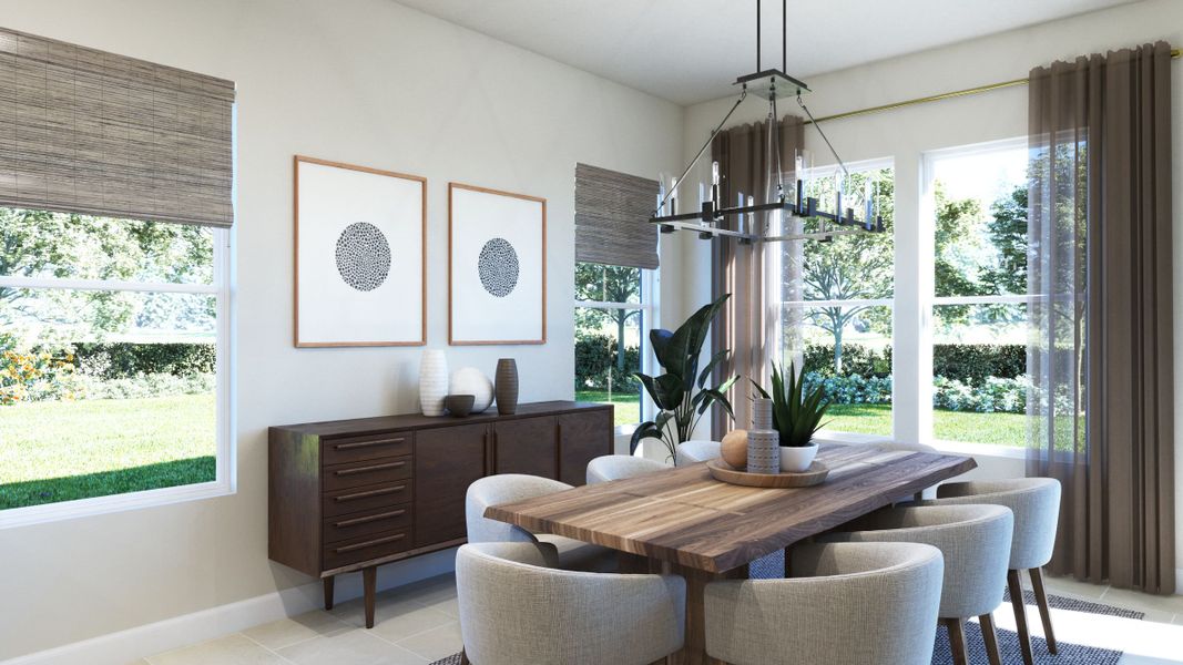 Representative furnished interior of a home built from the 2 by Trumark Homes in RainDance, Windsor (Image 5).