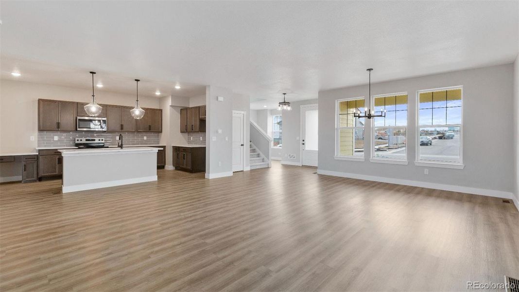 Spacious, unfurnished interior of a new home in , Aurora (Image 23). Spacious, unfurnished interior of a new home in , Aurora (Image 23).