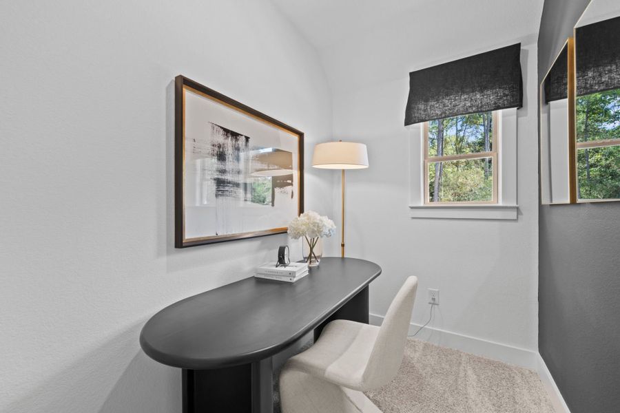 Representative furnished interior of a home built from the Iredell by Pulte Homes in Pulte Homes at Two Step Farm, Montgomery (Image 10). Representative furnished interior of a home built from the Iredell by Pulte Homes in Pulte Homes at Two Step Farm, Montgomery (Image 10).