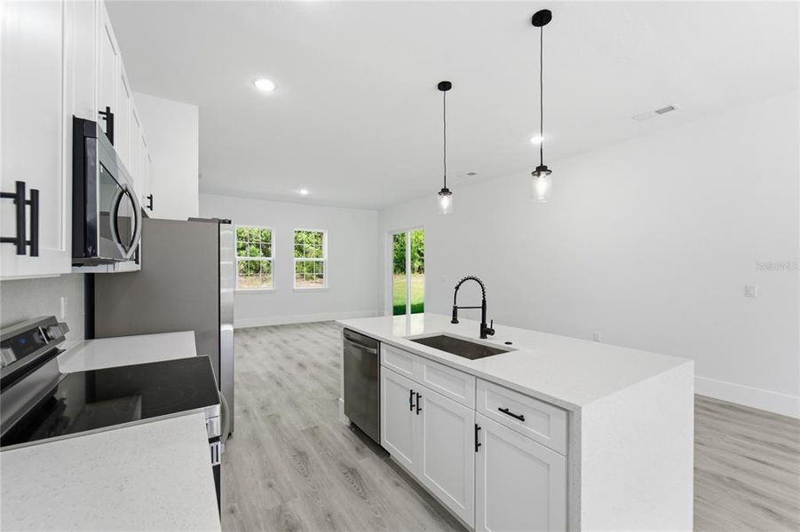 Furnished interior view inside a new home in , Dunnellon (Image 13).