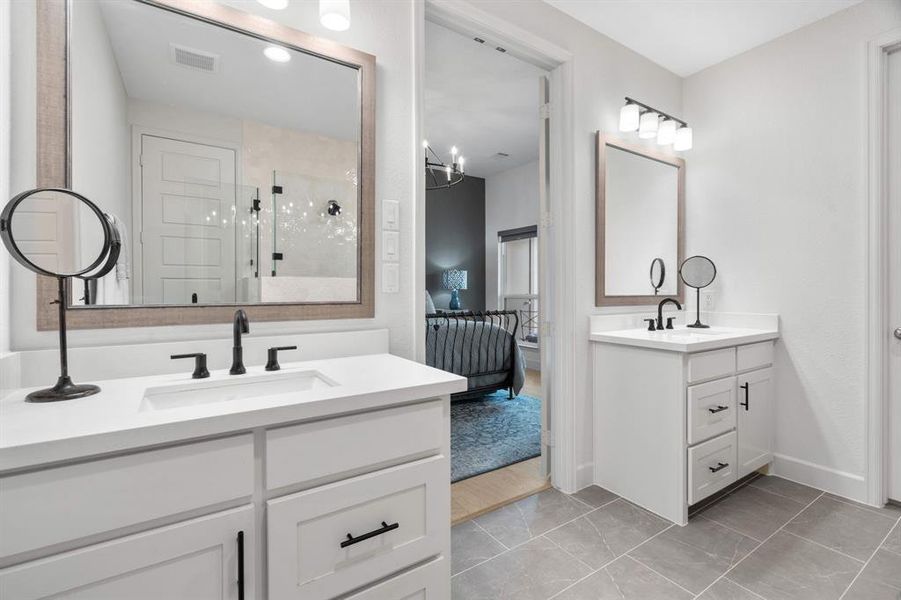 Furnished interior view inside a new home in , Fort Worth (Image 19).