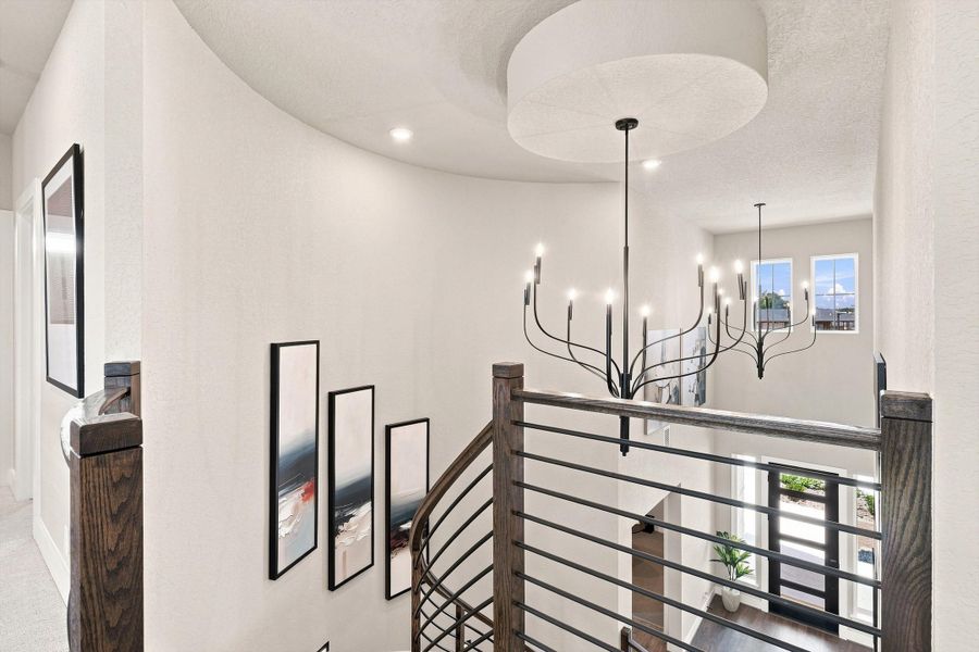 Representative furnished interior of a home built from the Jonestown by Scott Felder Homes in Esperanza, Boerne (Image 21).
