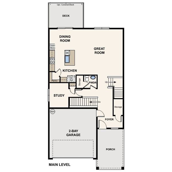 2D floor plan layout for the Auburn by Century Complete in Buffalo Creek, Union, SC (Image 14).