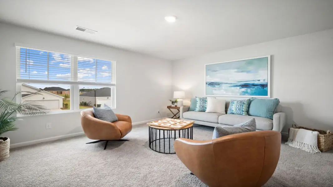 Furnished interior view inside a new home in The Retreat at East Argent, Ridgeland (Image 27).