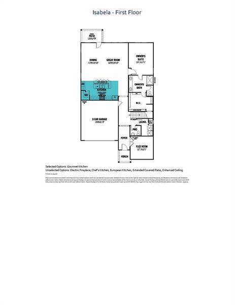 Isabela - First Floor Isabela - First Floor