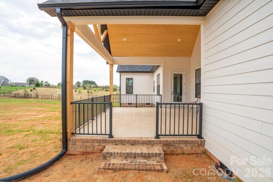 Exterior details and patio area of a home in , Lincolnton (Image 3). Exterior details and patio area of a home in , Lincolnton (Image 3).