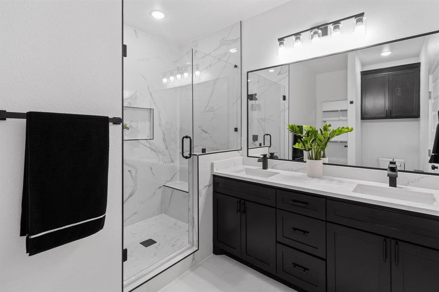 Furnished interior view inside a new home in , Fort Worth (Image 30).