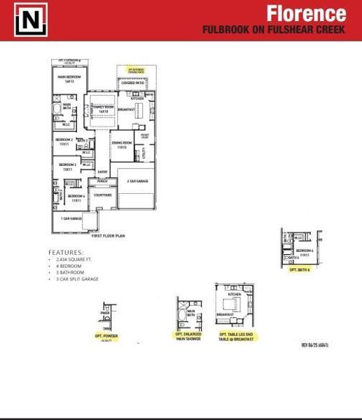 Floor Plan with Options