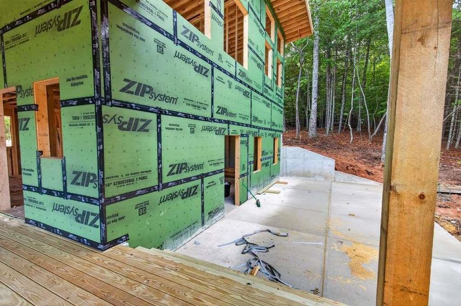 In-progress construction of a new home in , Cherry Log, GA (Image 19).