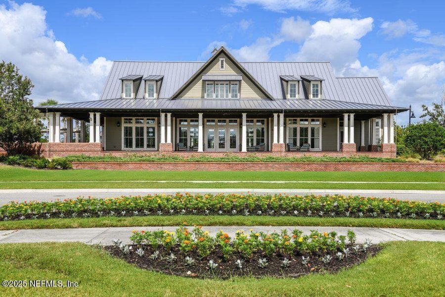 Front exterior of a new home in , St. Johns, FL, highlighting curb appeal (Image 8).
