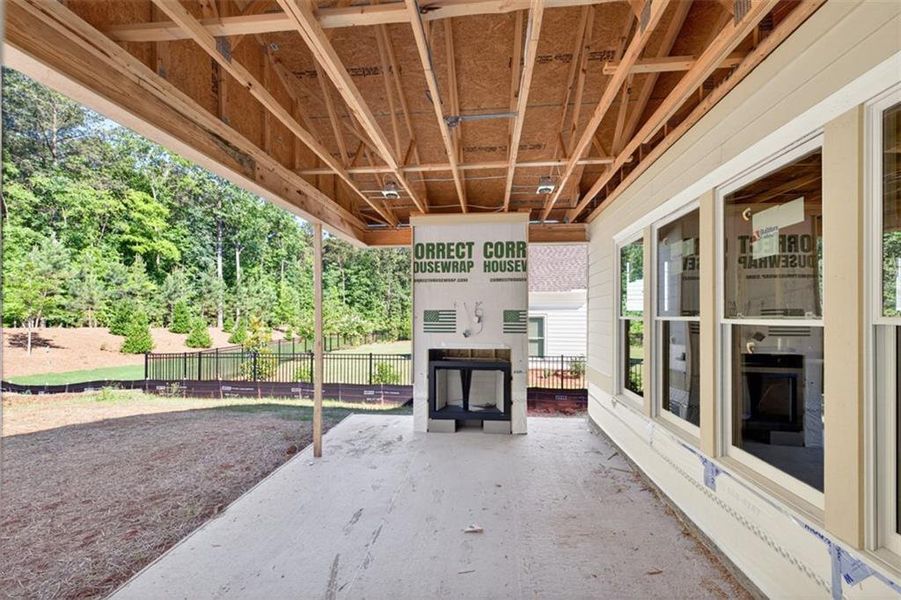 In-progress construction of a new home in , Statham, GA (Image 9).