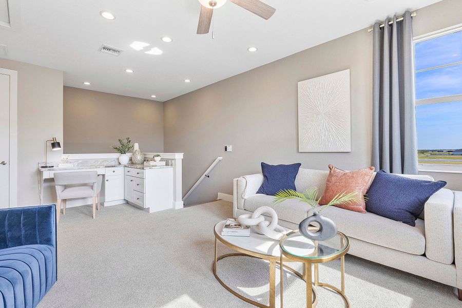 Representative furnished interior of a home built from the Charlotte by William Ryan Homes in The Sanctuary – Royal Collection, Punta Gorda (Image 47). Representative furnished interior of a home built from the Charlotte by William Ryan Homes in The Sanctuary – Royal Collection, Punta Gorda (Image 47).