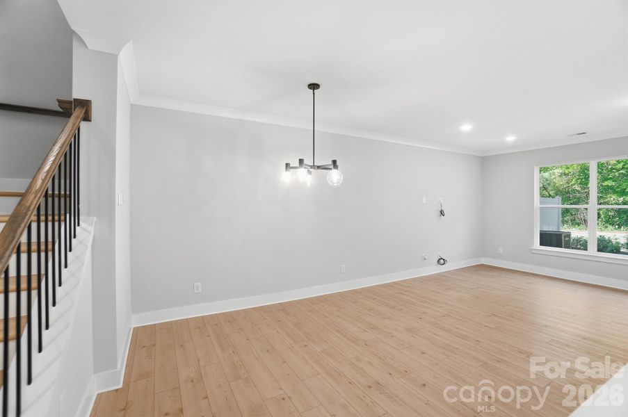 Spacious, unfurnished interior of a new home in Blythe Mill Townhomes, Waxhaw (Image 28).