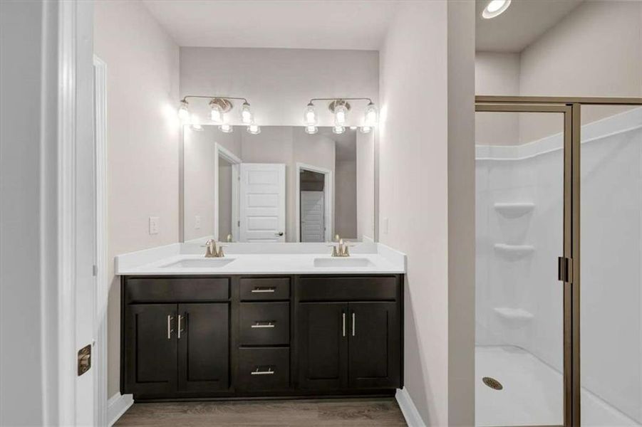 Furnished interior view inside a new home in Scarlett Place, Bowdon (Image 6).